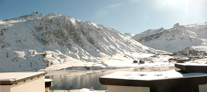 Lac en début d'hiver